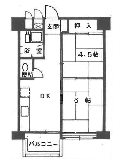 【間取り】 | 東寺ハイム