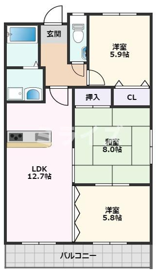 【間取り】 | クオリティ五月ヶ丘