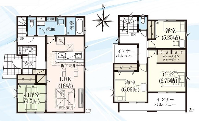 糸満市賀数（全3棟）1号棟の間取り|1号棟　3880万円