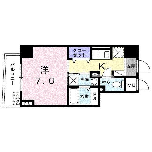 B.R.大森山王の間取り