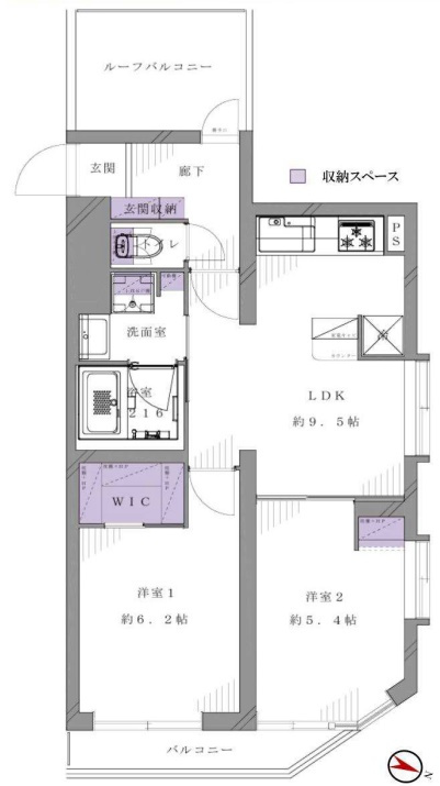 コスモ東長崎の間取り