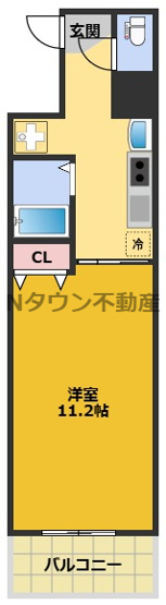 【間取り】 | クレスト名駅西 | 間取りです。