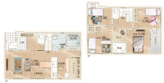 【間取り】 | 名古屋市緑区鳴海町文木30-2【仲介手数料無料】新築一戸建て　1号棟