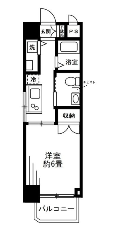 ルミネ日本橋の間取り|間取りです。