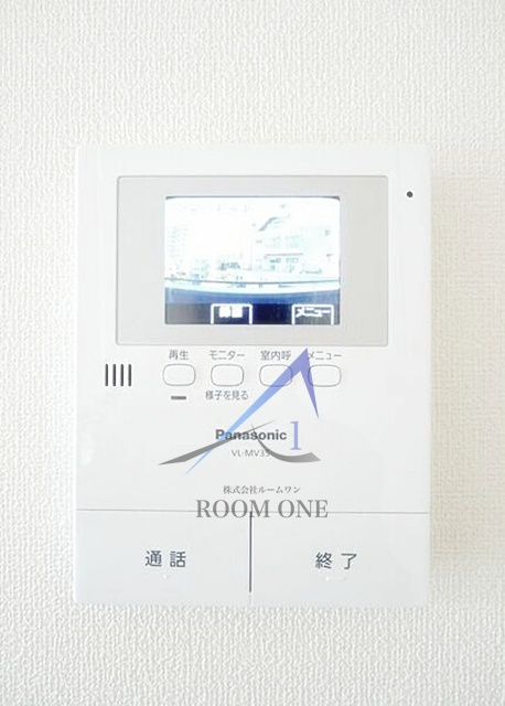 オッサボヌール船堀のセキュリティ|モニター付きインターホンです。