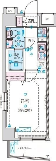 リヴシティ墨田イーストの間取り|間取りです。