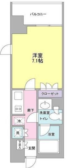 Ｃｅｒｅｓｉａ　Ｃｏｕｒｔ　Ａｓｕｋａｙａｍａの間取り|間取りです。
