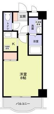ジェイド・パレスの間取り|間取りです。