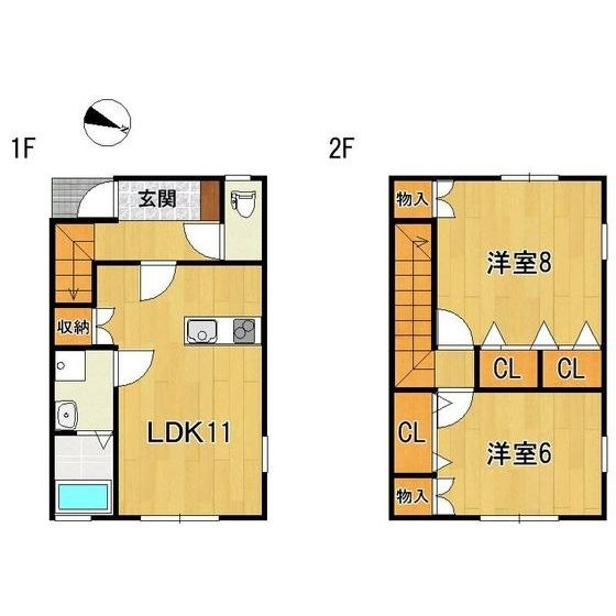 kimama 久留米の間取り|使い勝手の良い間取りです♪