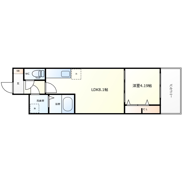 ATLAS加賀屋　加賀屋東小学校区の間取り|ATLAS加賀屋　間取り
