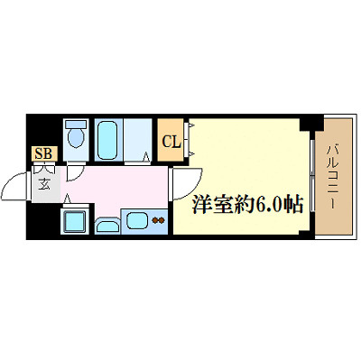 プレサンス久屋大通公園サウスの間取り