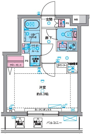GENOVIA久地の間取り