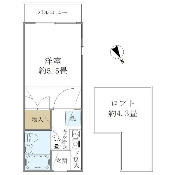 アーデル飛田給の間取り