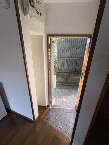 ベルコーポの玄関