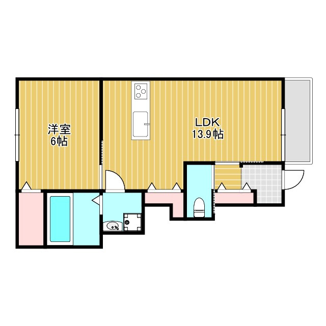 アイディメゾンFの間取り