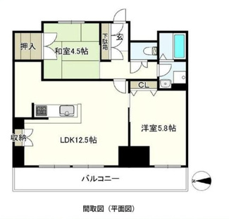 【間取り】 | アスタ新長田タワーズコート2番館・タワー棟