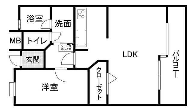 【間取り】 | ロワールマンションアール板付、弐番館