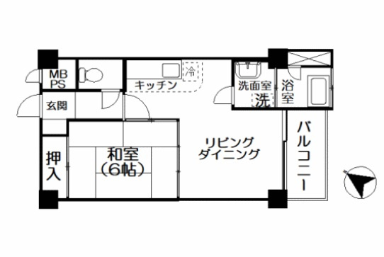 東熱海マリンハイツの間取り