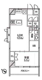 エルスタンザ文京千駄木の間取り