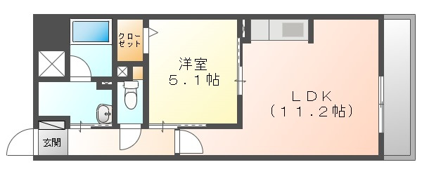 アルファレガロ西古松の間取り
