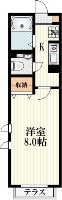 ｆｅｒｔｉｌｅの間取り|★明るい最上階角部屋★