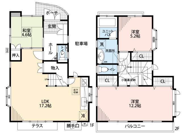 北町7丁目戸建の間取り