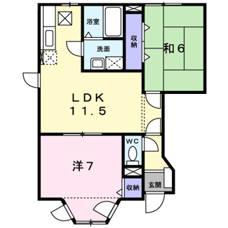 【間取り】 | フォンテレーブＡ