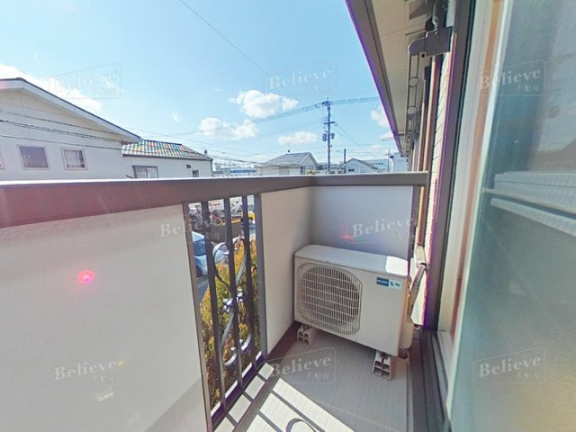 ベルコートⅡのバルコニー|陽当たり良好なバルコニーです♪