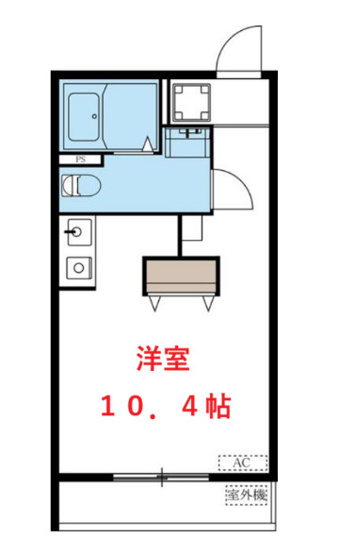 【間取り】 | M−1 Tokyo 鵜の木 | 洋室10.4帖です