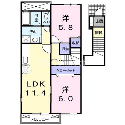 【間取り】 | ペネトラーレ・北中山Ⅰ