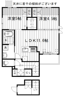 ロサード松庵の間取り