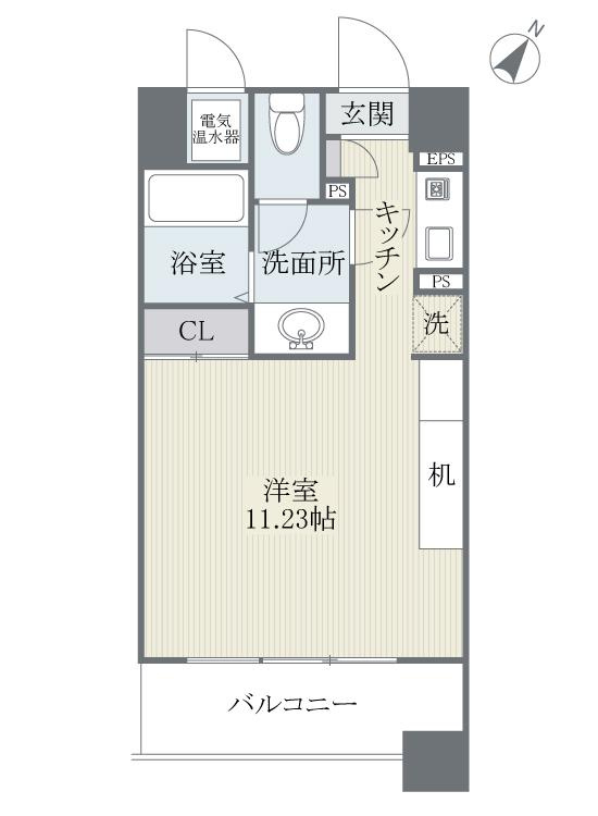 フェルト627の間取り|使いやすい間取りです。