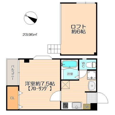 イルグラッツィア美野島1の間取り|使いやすい間取りです。
