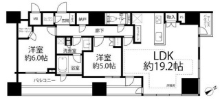 インプレストタワー芝浦エアレジデンスの間取り