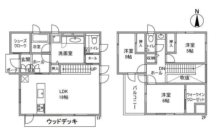 森町南１丁目戸建の間取り