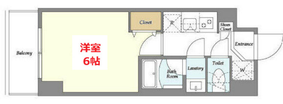 【間取り】 | Augusta Residence大森 | お部屋の間取りです。