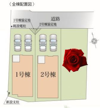 藤沢市高倉新築戸建て　5期1号棟の区画図|区画図「藤沢市高倉新築戸建て」