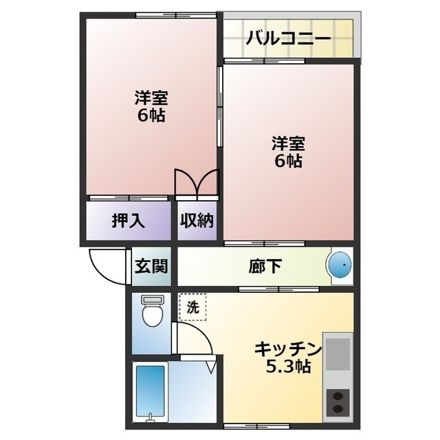 S・Iペアハウスの間取り