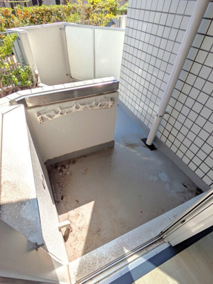 バルコニーです♪※クリーニング前のお写真です※