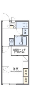 【間取り】 | レオパレスＨｉｇａｓｉｙａｍａ | 代表的な間取のため実際の間取とは異なる場合があります