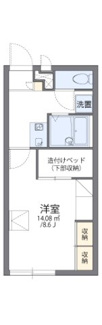 【間取り】 | レオパレス海誠 | 代表的な間取のため実際の間取とは異なる場合があります