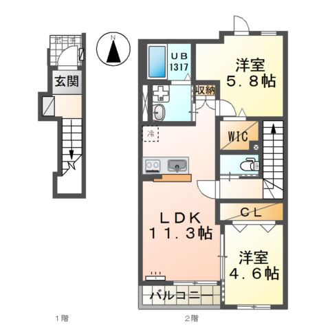 メモリーくすのきの間取り