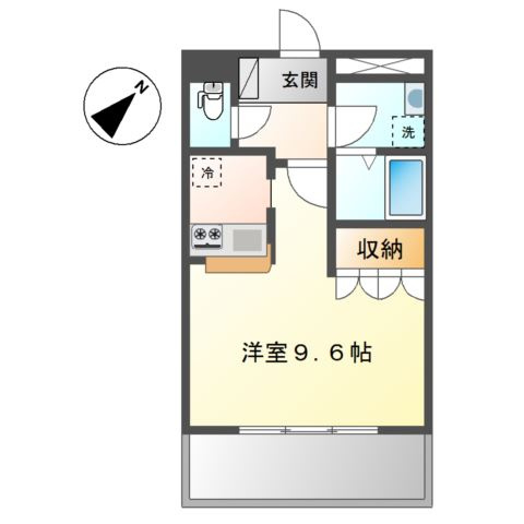【間取り】 | メルヴェーユ如月