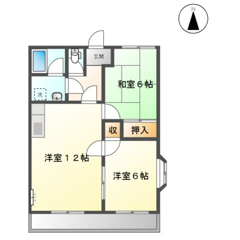 シャインヒルズ滝ノ水の間取り