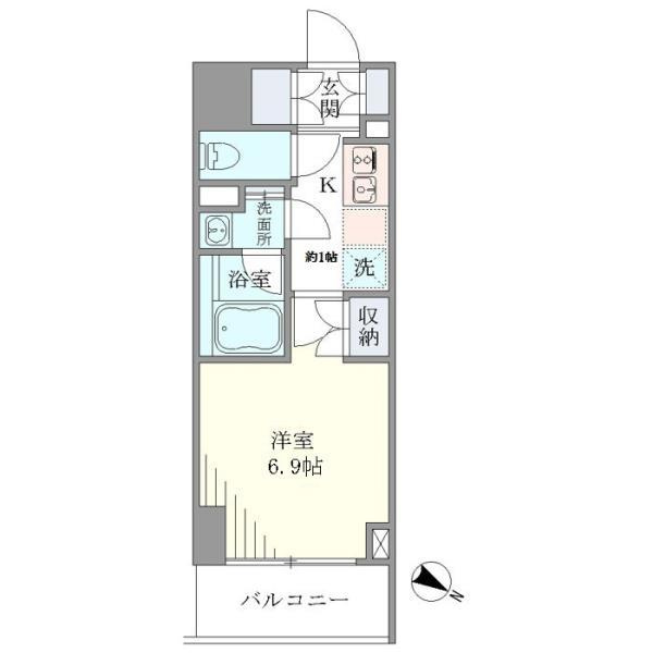 プランドール水天宮の間取り