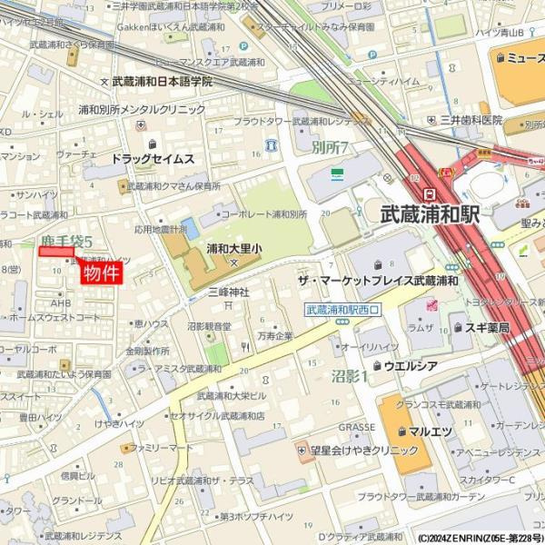 ＩＳＭ武蔵浦和の地図