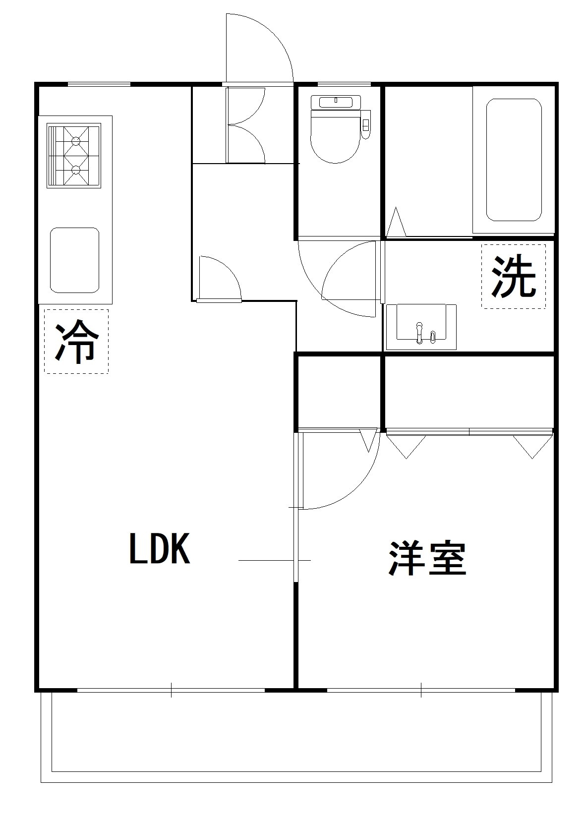 WADAビル11の間取り
