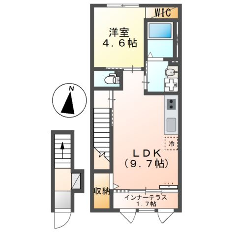 ドミール新鎌ヶ谷の間取り