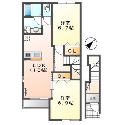 プラネット・丸山の間取り