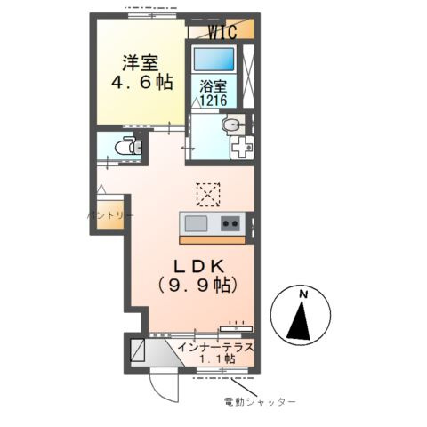 ドミール新鎌ヶ谷の間取り